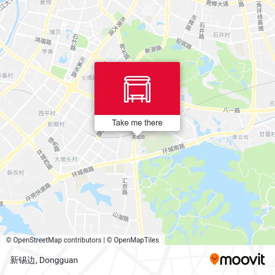 新锡边 map