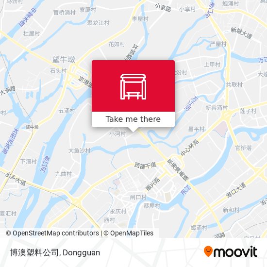 博澳塑料公司 map