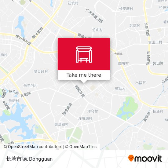 长塘市场 map