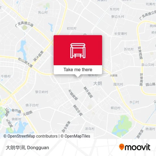 大朗华润 map