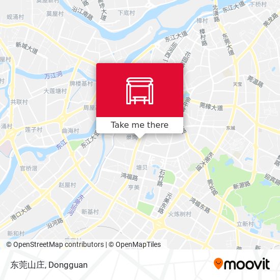 东莞山庄 map