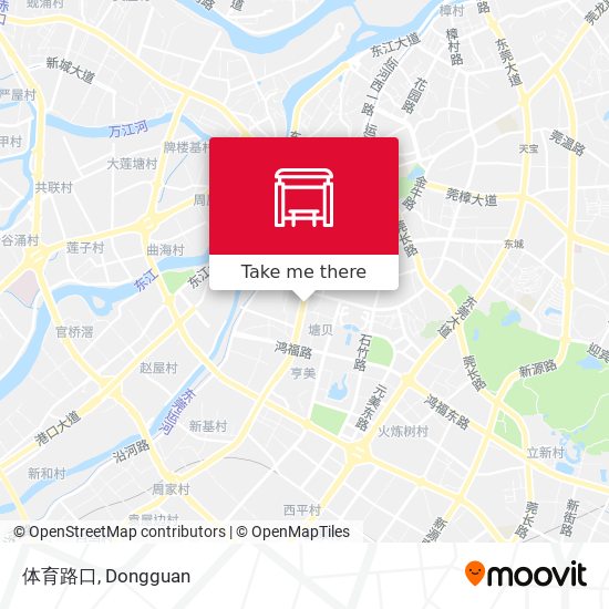 体育路口 map