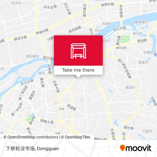 下桥鞋业市场 map