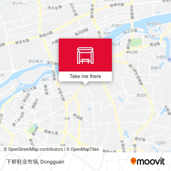 下桥鞋业市场 map