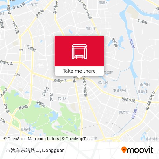 市汽车东站路口 map