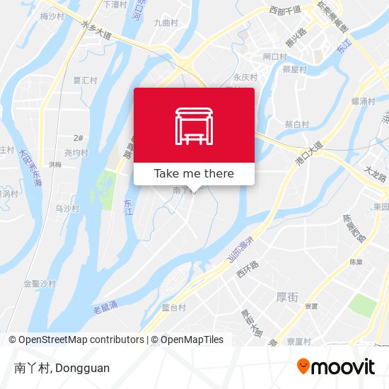 南丫村 map