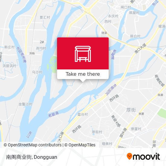 南阁商业街 map