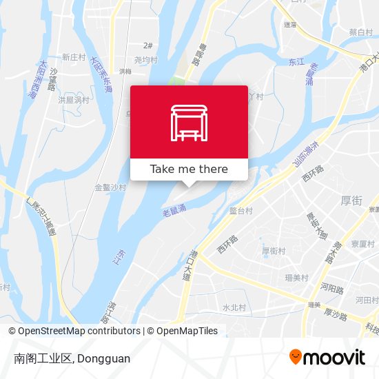 南阁工业区 map