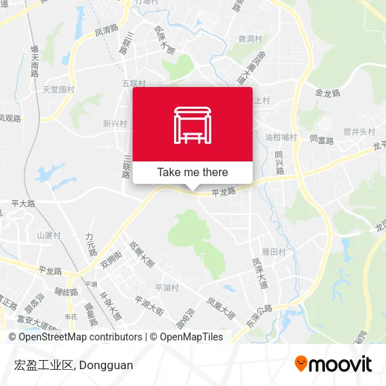 宏盈工业区 map