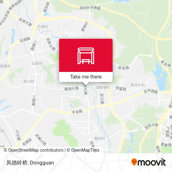 凤德岭桥 map