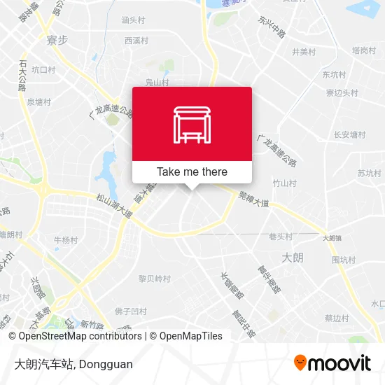 大朗汽车站 map