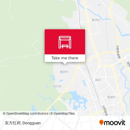 东方红村 map
