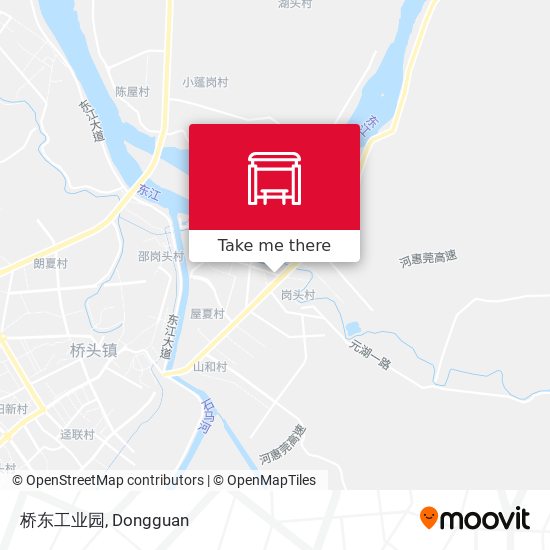 桥东工业园 map