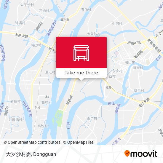 大罗沙村委 map