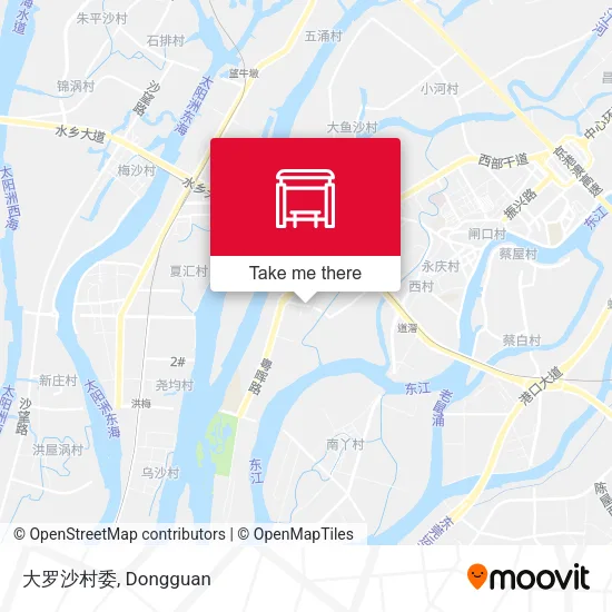 大罗沙村委 map