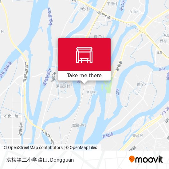洪梅第二小学路口 map