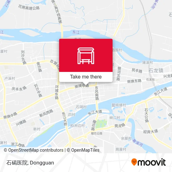 石碣医院 map