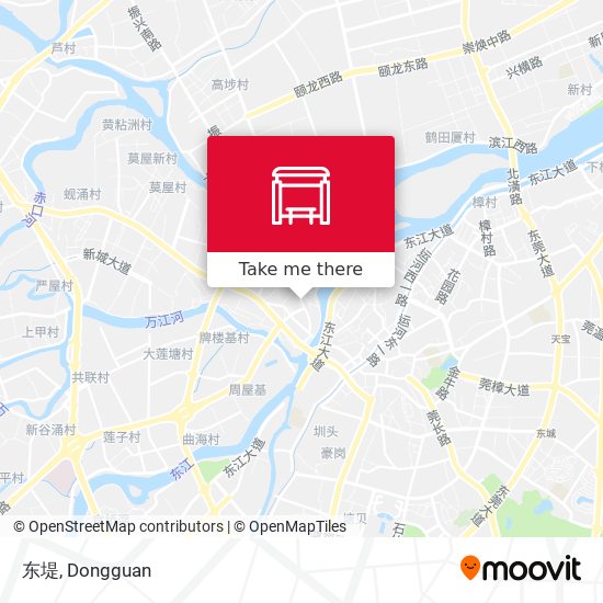 东堤 map