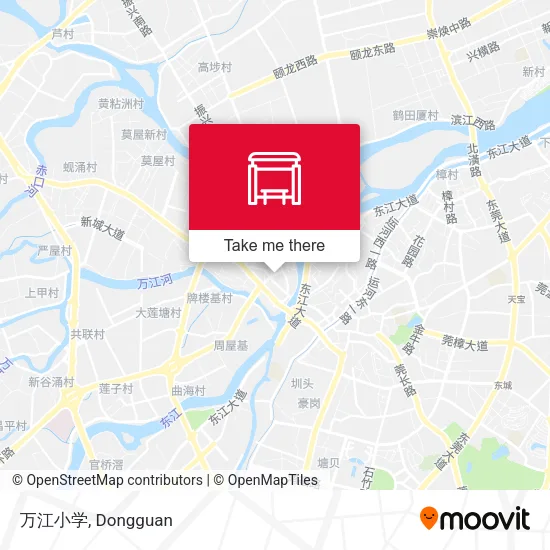 万江小学 map