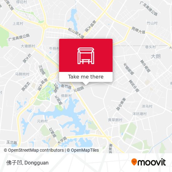 佛子凹 map