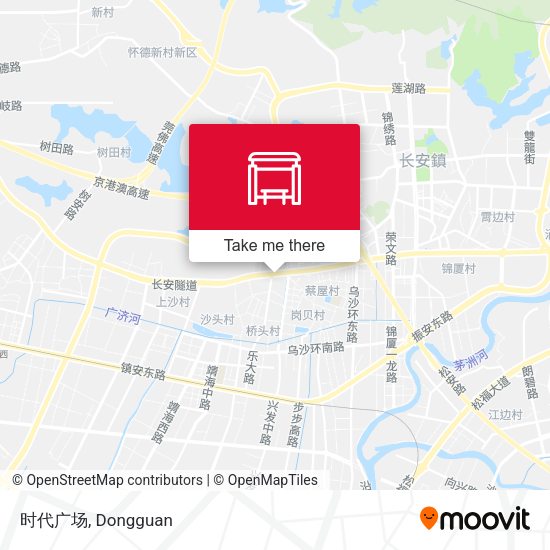 时代广场 map