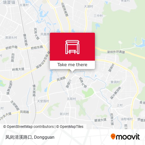 凤岗清溪路口 map