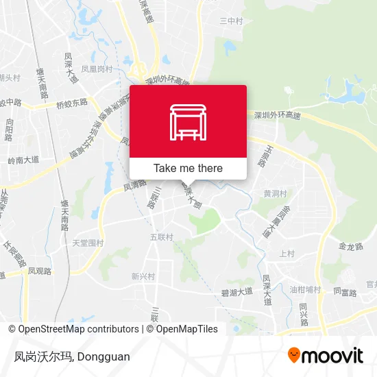凤岗沃尔玛 map