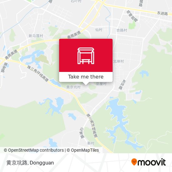 黄京坑路 map