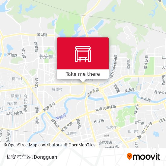长安汽车站 map