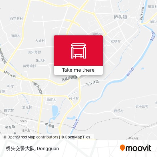 桥头交警大队 map