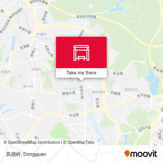 凤德岭 map