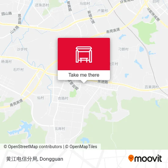 黄江电信分局 map