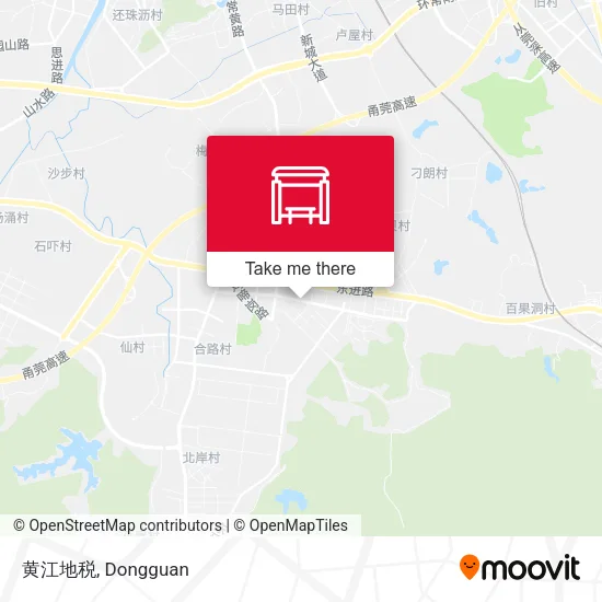 黄江地税 map