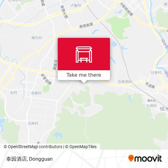 泰园酒店 map