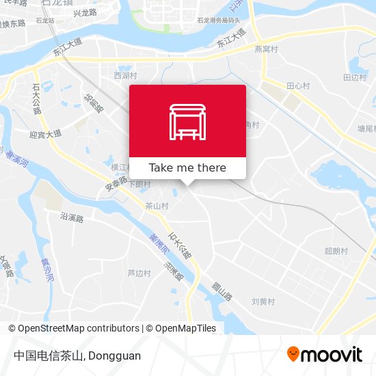 中国电信茶山 map