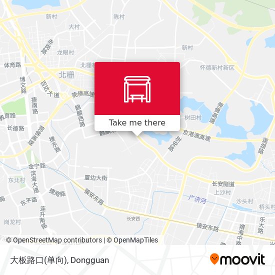 大板路口(单向) map