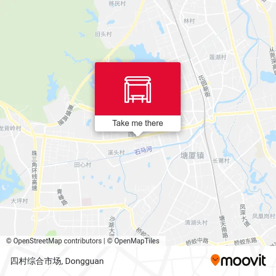 四村综合市场 map