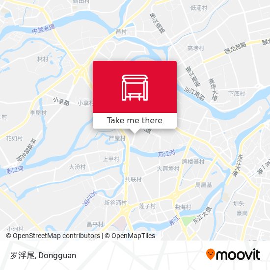 罗浮尾 map