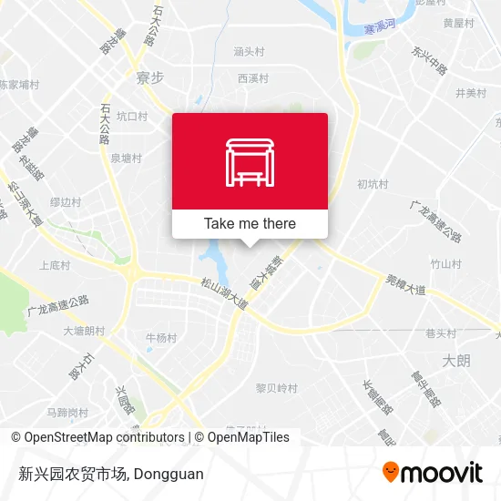新兴园农贸市场 map