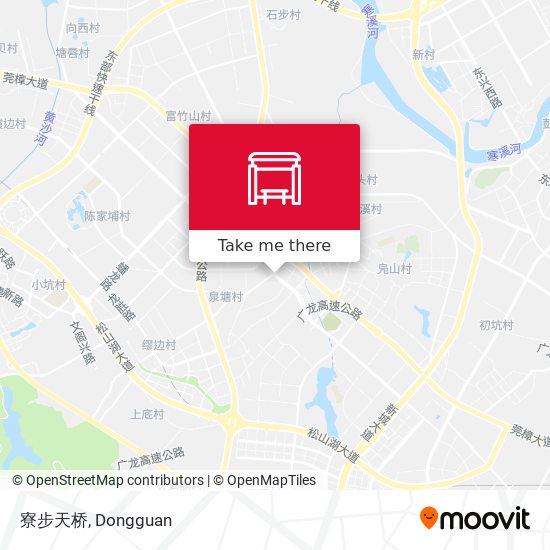 寮步天桥 map