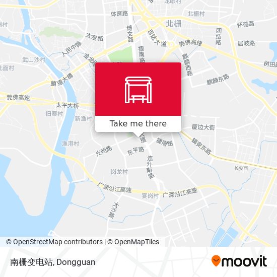南栅变电站 map