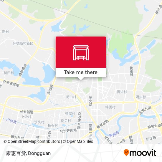 康惠百货 map