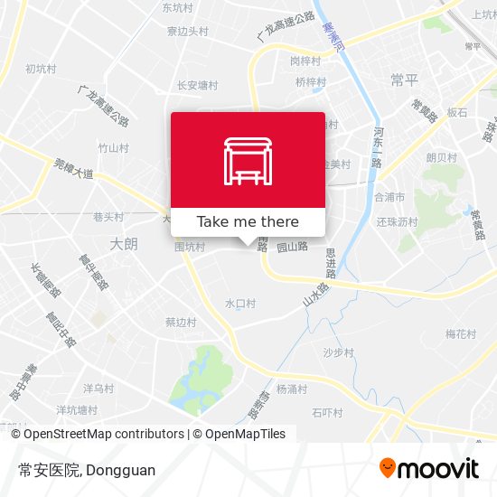 常安医院 map