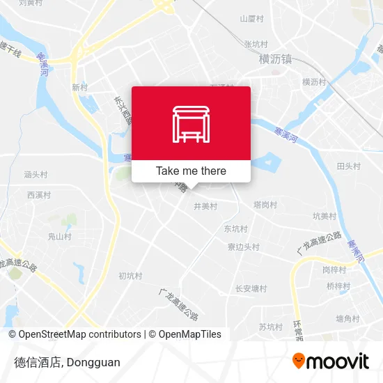 德信酒店 map