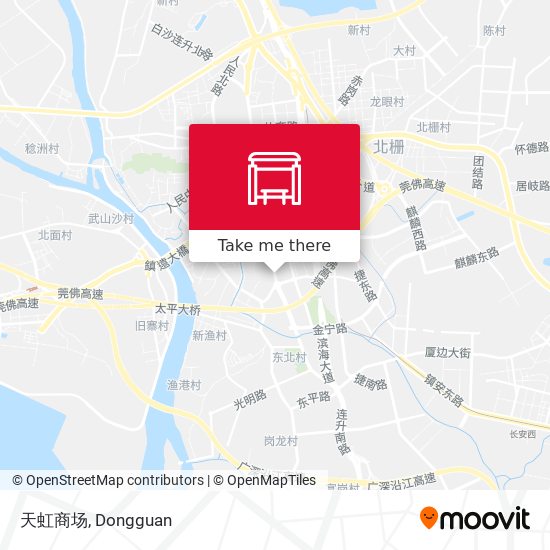天虹商场 map