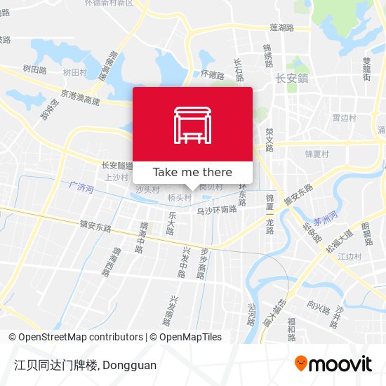 江贝同达门牌楼 map