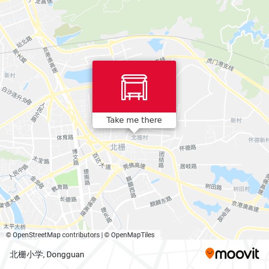 北栅小学 map