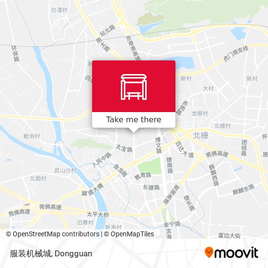 服装机械城 map