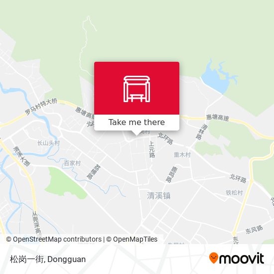松岗一街 map
