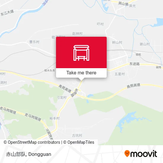 赤山部队 map